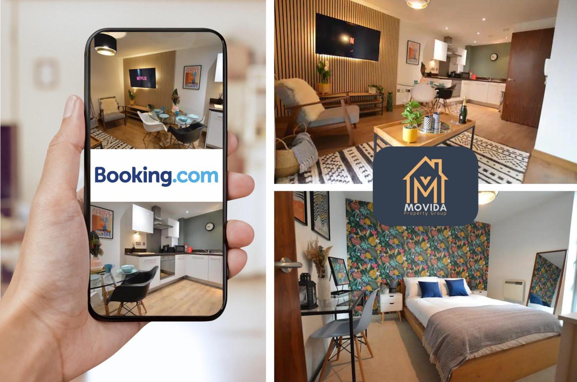 Lgi Stunning 1 Bedroom Apartment By Movida Property Group Short Lets & Serviced Accommodation リーズ エクステリア 写真