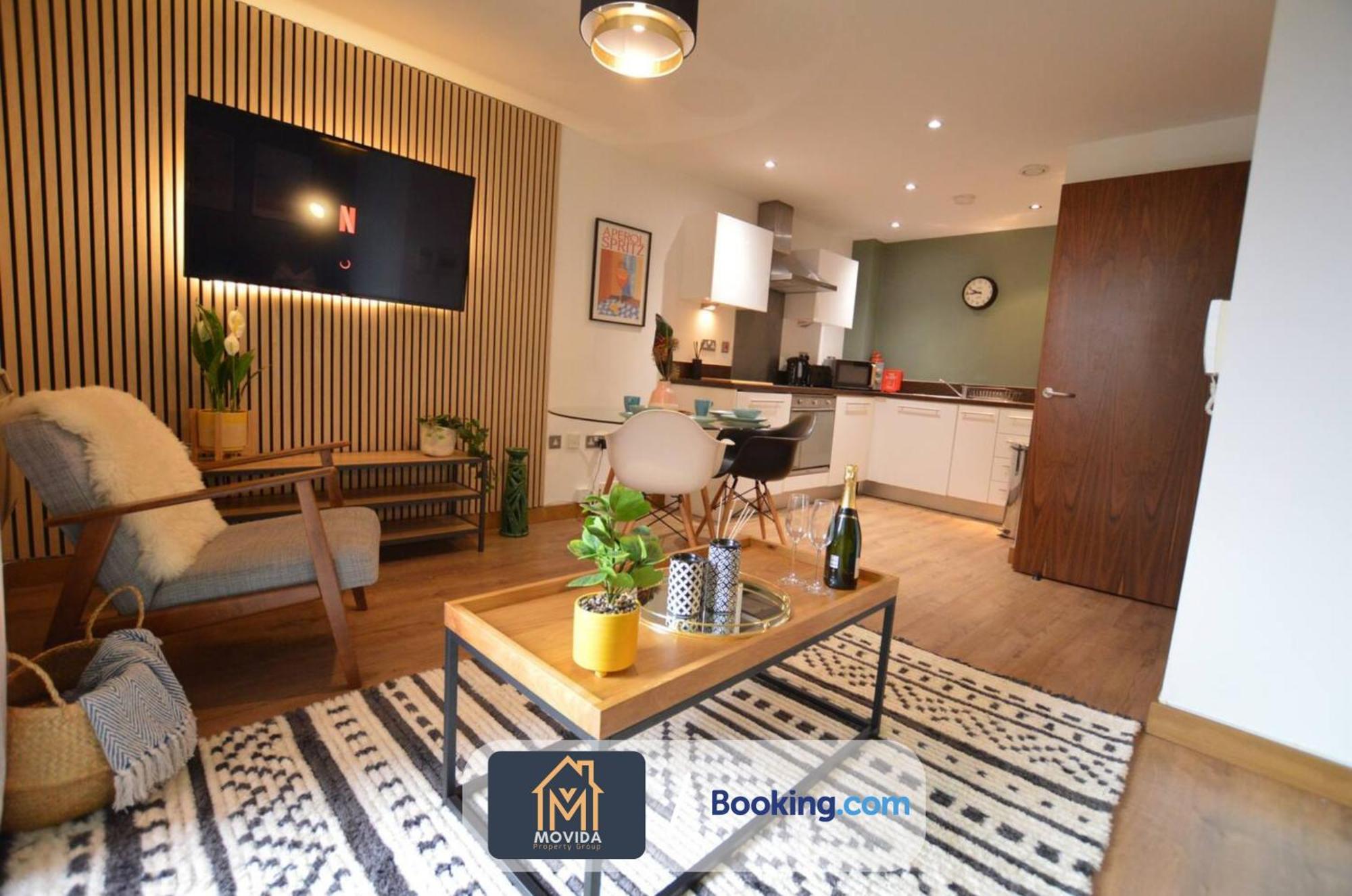 Lgi Stunning 1 Bedroom Apartment By Movida Property Group Short Lets & Serviced Accommodation リーズ エクステリア 写真