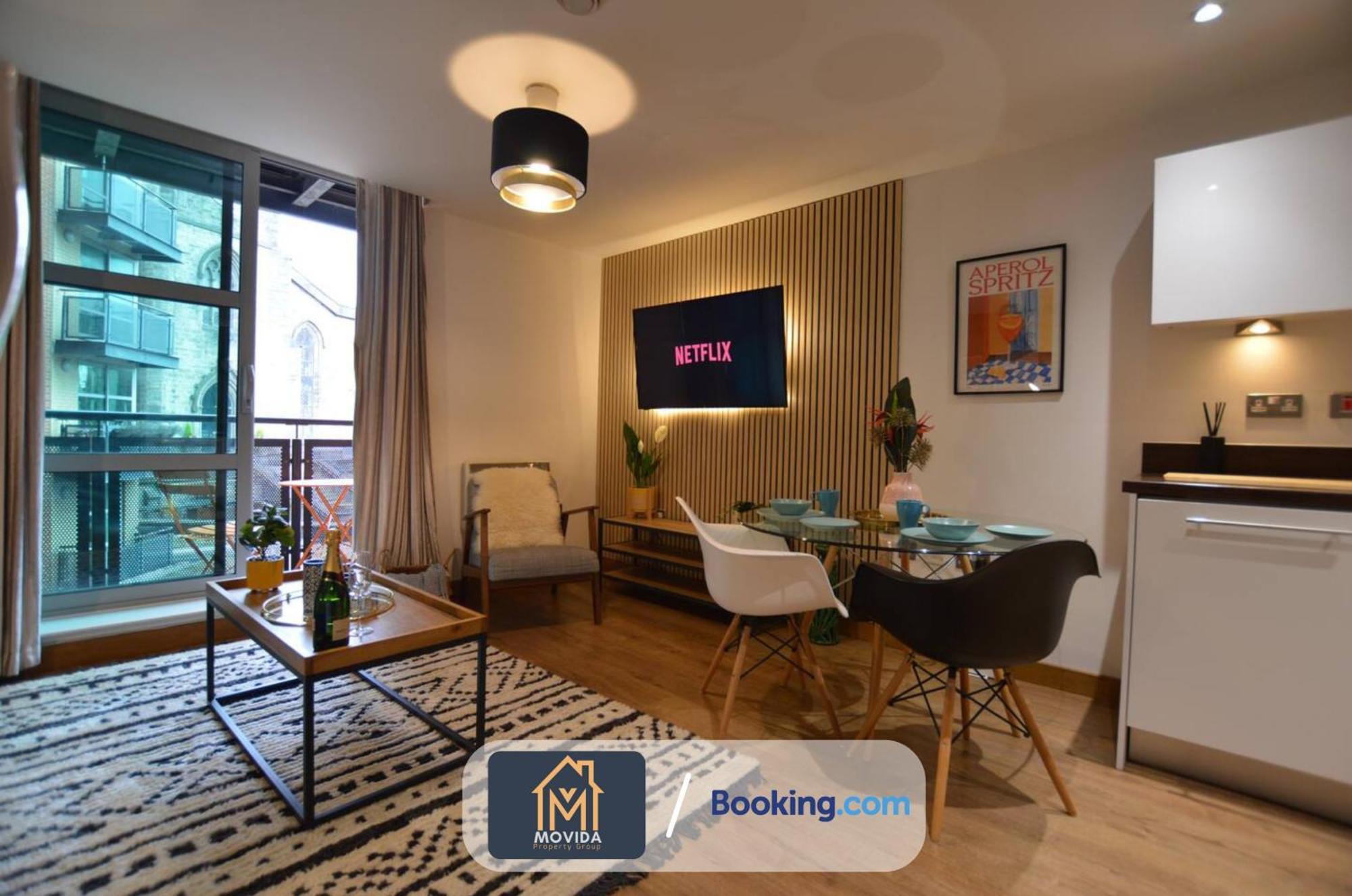 Lgi Stunning 1 Bedroom Apartment By Movida Property Group Short Lets & Serviced Accommodation リーズ エクステリア 写真
